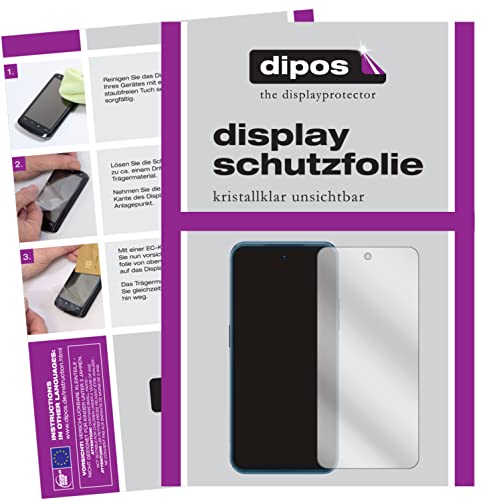 dipos I 5X Schutzfolie kompatibel mit Nokia XR20 Displayschutz-Folie klar von dipos