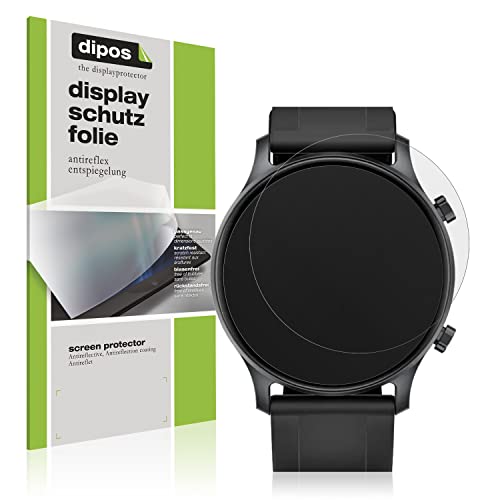 dipos I 5X Schutzfolie matt kompatibel mit Haylou RS3 Displayschutz-Folie von dipos
