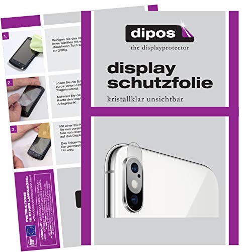 dipos I 6X Schutzfolie klar kompatibel mit Apple iPhone XS Max Kamera Folie Displayschutzfolie dipos I 6X Schutzfolie klar kompatibel mit Apple iPhone XS Max Kamera Folie Displayschutzfolie von dipos