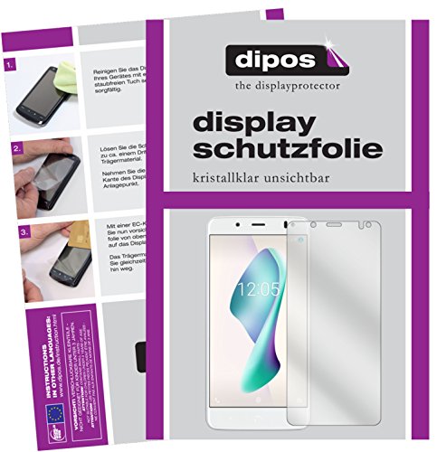 dipos I 6X Schutzfolie klar kompatibel mit BQ Aquaris VS Folie Displayschutzfolie von dipos