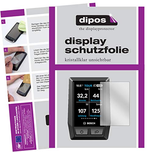 dipos I 6X Schutzfolie klar kompatibel mit Bosch Kiox e-Bike Display Folie Displayschutzfolie von dipos