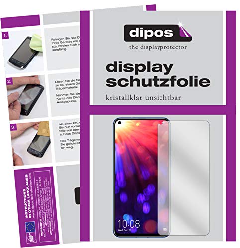 dipos I 6X Schutzfolie klar kompatibel mit Honor View 20 Folie Displayschutzfolie (3X Vorderseite + 3X Rückseite) von dipos