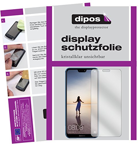 dipos I 6X Schutzfolie klar kompatibel mit Huawei P20 Lite Folie Displayschutzfolie von dipos