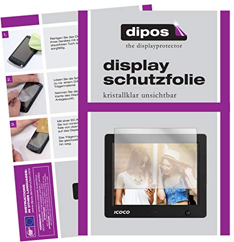 dipos I 6X Schutzfolie klar kompatibel mit Icoco 8 Zoll Digitaler Bilderrahmen Folie Displayschutzfolie dipos I 6X Schutzfolie klar kompatibel mit Icoco 8 Zoll Digitaler Bilderrahmen Folie Displayschutzfolie von dipos
