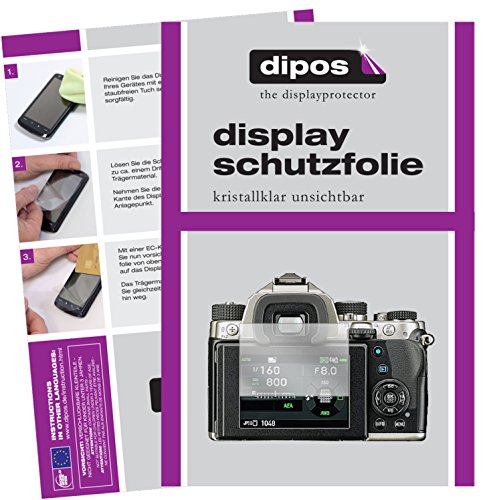 dipos I 6X Schutzfolie klar kompatibel mit Pentax KP APS-C-Spiegelreflexkamera Folie Displayschutzfolie dipos I 6X Schutzfolie klar kompatibel mit Pentax KP APS-C-Spiegelreflexkamera Folie Displayschutzfolie von dipos