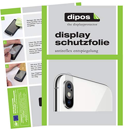 dipos I 6X Schutzfolie matt kompatibel mit Apple iPhone XS Kamera Folie Displayschutzfolie dipos I 6X Schutzfolie matt kompatibel mit Apple iPhone XS Kamera Folie Displayschutzfolie von dipos