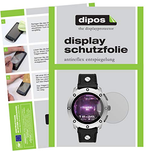 dipos I 6X Schutzfolie matt kompatibel mit Diesel On Smartwatch Axial Folie Displayschutzfolie von dipos