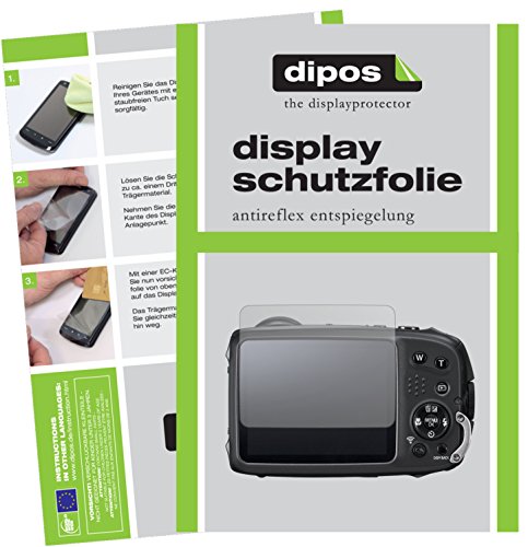 dipos I 6X Schutzfolie matt kompatibel mit Fujifilm XP90 Kompaktkamera Folie Displayschutzfolie von dipos