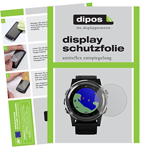 dipos I 6X Schutzfolie matt kompatibel mit Garmin Descent Mk1 Folie Displayschutzfolie von dipos