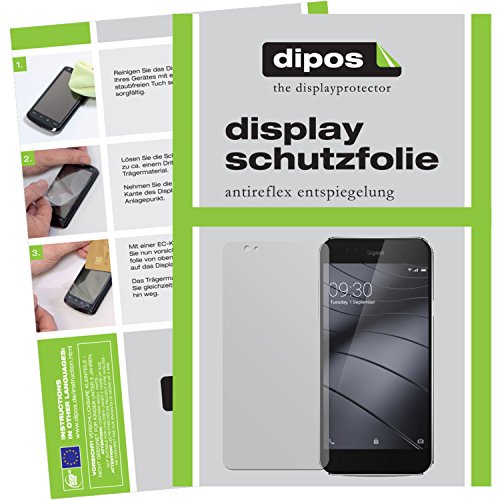 dipos I 6X Schutzfolie matt kompatibel mit Gigaset ME Pro Folie Displayschutzfolie (3X Vorder- & 3X Rückseite) von dipos