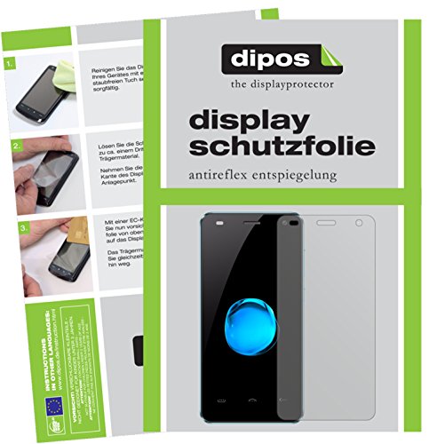 dipos I 6X Schutzfolie matt kompatibel mit HOMTOM HT26 Folie Displayschutzfolie von dipos