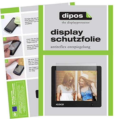 dipos I 6X Schutzfolie matt kompatibel mit Icoco 8 Zoll Digitaler Bilderrahmen Folie Displayschutzfolie dipos I 6X Schutzfolie matt kompatibel mit Icoco 8 Zoll Digitaler Bilderrahmen Folie Displayschutzfolie von dipos
