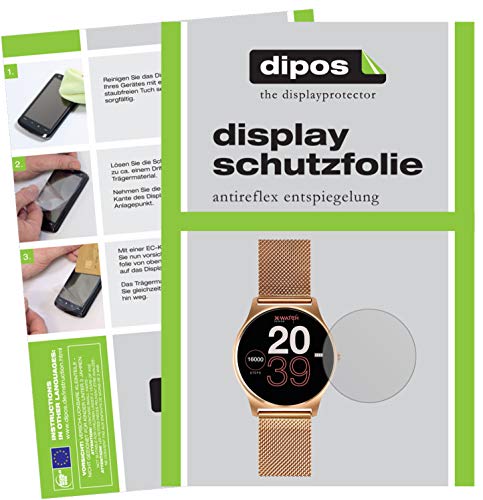 dipos I 6X Schutzfolie matt kompatibel mit Joli XW Pro Smartwatch Folie Displayschutzfolie von dipos