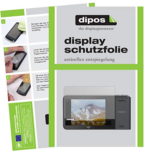 dipos I 6X Schutzfolie matt kompatibel mit Light L16 Kompaktkamera Folie Displayschutzfolie von dipos