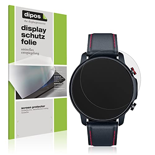 dipos I 6x Schutzfolie matt kompatibel mit Motsfit 1,32 Zoll Smartwatch Folie Displayschutzfolie von dipos