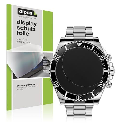 dipos I 6x Schutzfolie matt passend für Nexos Pro Smartwatch Folie Displayschutzfolie, Ultra-Dünn, Case-Friendly, Fingerprint-Kompatibel von dipos