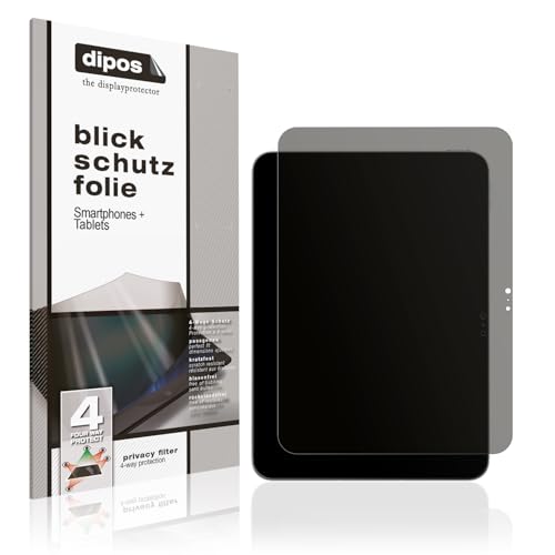dipos I Blickschutzfolie kompatibel mit Apple iPad 10th Generation 10.9 2022 Display-Schutzfolie matt mit 4-Wege Sichtschutz-Effekt dipos I Blickschutzfolie kompatibel mit Apple iPad 10th Generation 10.9 2022 Display-Schutzfolie matt mit 4-Wege Sichtschutz-Effekt von dipos