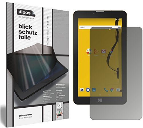 dipos I Blickschutzfolie matt kompatibel mit Archos Kodak Tablet 7 Zoll Sichtschutz-Folie Display-Schutzfolie Privacy-Filter von dipos