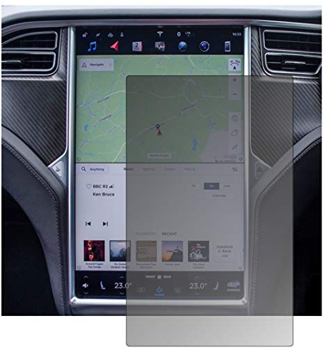 dipos I Blickschutzfolie matt kompatibel mit Tesla Modell X Sichtschutz-Folie Display-Schutzfolie Privacy-Filter von dipos