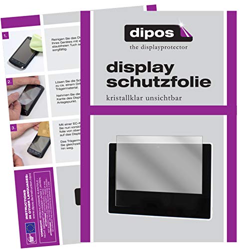 dipos I Schutzfolie klar kompatibel mit 3.92 Zoll 80 x 60 mm Folie Displayschutzfolie von dipos