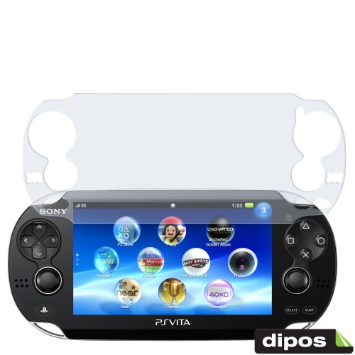 dipos I Schutzfolie klar kompatibel mit Sony Playstation Vita Folie Displayschutzfolie von dipos