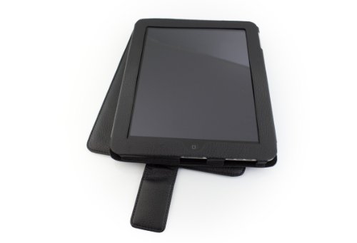 Dismaq qCase Flip Schutztasche für Apple iPad 1/2/3 schwarz von dismaq