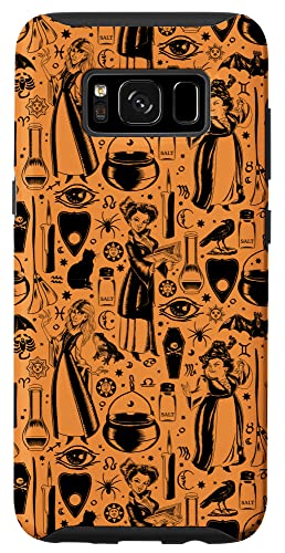 Galaxy S8 Disney Hocus Pocus Sanderson Sister Print Case Orange von disney