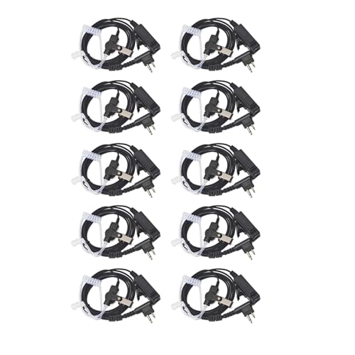 dissot 10X Verdeckt Akustik RöHren Ohrhörer Headset PTT Mic Kompatibel für CP040 DP1400 GP68 GP88 dissot 10X Verdeckt Akustik RöHren Ohrhörer Headset PTT Mic Kompatibel für CP040 DP1400 GP68 GP88 von dissot