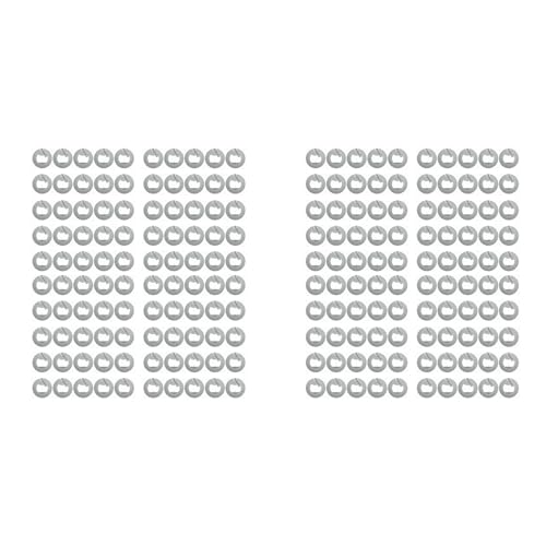 dissot 200 StüCk NFC Ntag213 Nfc Etikettenaufkleber 13,56 MHz ISO14443A 213 Aufkleber Universaletikett für ALLE NFC-FäHigen Telefone von dissot