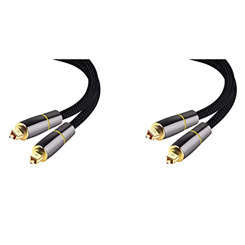 dissot 2X HiFi 5.1 Digital SPDIF Glasfaser Toslink Optisches Audio Kabel 1M Für TV Box Lautsprecher Kabel Soundbar Verstärker Subwoofer dissot 2X HiFi 5.1 Digital SPDIF Glasfaser Toslink Optisches Audio Kabel 1M Für TV Box Lautsprecher Kabel Soundbar Verstärker Subwoofer von dissot