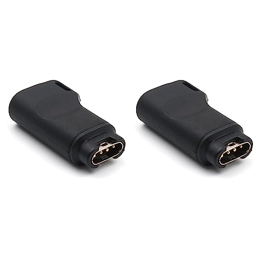 dissot 2X USB Typ C Buchse auf 4Pin Ladekonverter für Quatix 5 Sapphire Vivosport Vivoactive 3/3T D2 Watch von dissot