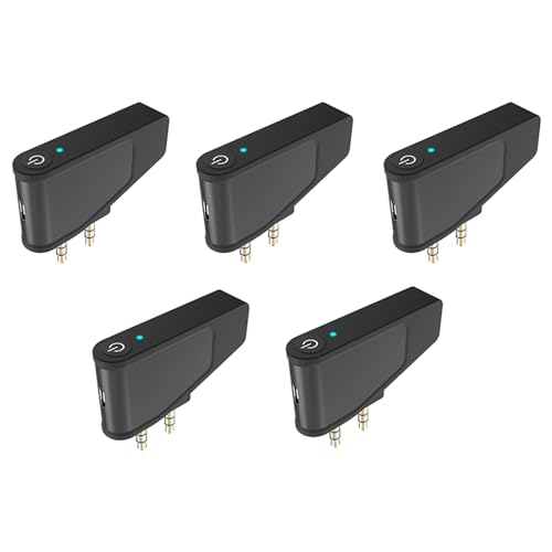 dissot 5X Bluetooth 5.3 Flugzeug-Fluglinien-Flugadapter A2DP-Sender für Aonic 40 50 Kabellose Kopfhörer mit GeräUschunterdrückung von dissot