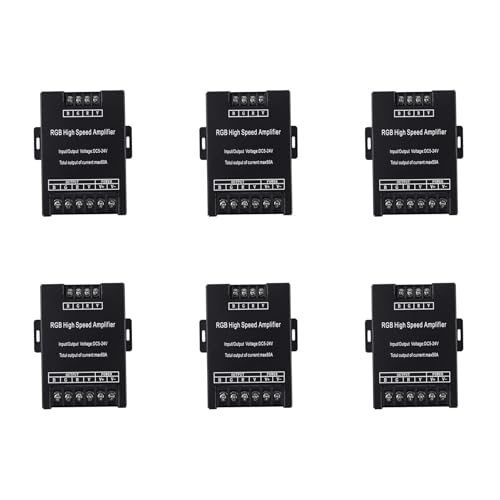 dissot 6X LED 30A 50A 400W RGB High Speed Amplifier LED Einfarbiger Verstärker Repeater für Lichtstreifen von dissot