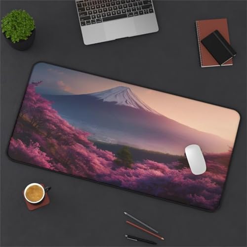 Gaming Mouse Pad, 800x300x2mm XXL Mousepad, Large Non-Slip Desk Pad, Improved Precision and Speed, Mouse Mat Suitable for Office, Gamer, Home (Hill Purple) von ditlvy