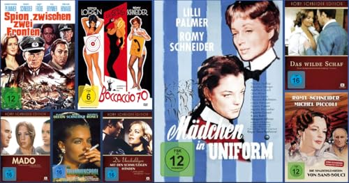 Romy Schneider Film Collection - Acht wundervolle Meisterwerke der Legende (bk als Sissi) Populäre Klassiker mit vielen Preisauszeichnungen und anderen Stars wie Alain Delon (Classic Edition) [8 DVDs] von WME Home Entertainment