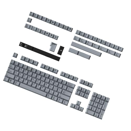 Minimalists 148Keys Original Höhe Tastenkappe, Farbstoff-Sublimationstastenkappen für 60, 80, 61 mechanische Tastaturen von divuukyi