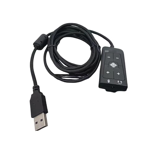 Tauchen Sie ein in realistischen Sound, USB-Adapter, externe Soundkarte, 3,5-mm-Headset-Mikrofone für Cloud2 7.1-Headsets Tauchen Sie ein in realistischen Sound, USB-Adapter, externe Soundkarte, 3,5-mm-Headset-Mikrofone für Cloud2 7.1-Headsets von divuukyi