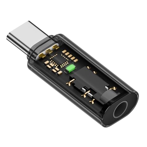 divuukyi Typ-C-Soundfrequenz-Adapter auf 3,5-mm-Anschluss mit Decodierungs-Chip, nahtlos, Musik, geeignet für 15 Benutzer von divuukyi