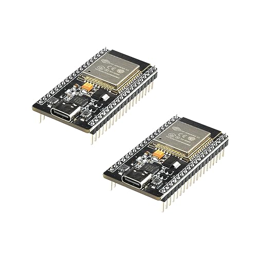 diymore-IOT 2 Stück ESP32 Modul 38Pins Typ-C,ESP32 ESP-WROOM-32 Entwicklungsboard mit CP2102 Chip,2.4GHz Dual-Core WiFi Bluetooth Mikrocontroller. von diymore-IOT