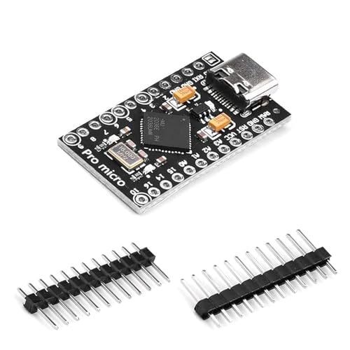 Diymore 1 Stücke Pro Micro Development Board,5V 16MHz Development Board Type-C Interface Mikrocontroller Modul mit Pin -Header Diymore 1 Stücke Pro Micro Development Board,5V 16MHz Development Board Type-C Interface Mikrocontroller Modul mit Pin -Header von diymore
