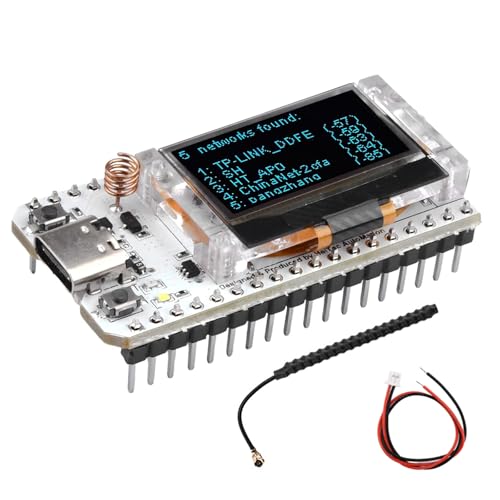 Diymore SX1262 LoRa V3 ESP32 mit gelöteten Stiften, LX7 Dual-Core 2,4 cm (0,96 Zoll), blau, OLED Bluetooth, Typ C WLAN-Kit 32 Module CP2012 IOT-Entwicklungsplatine 863 MHz - 928 MHz von diymore