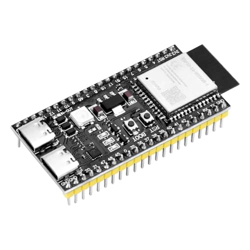 ESP32 S3 DevKitC 1 N16R8 ESP32 S3 WROOM1 N16R8 Entwicklungsboard WiFi Bluetooth 5.0 Mesh Entwicklungsboard [ Pins sind verlötet ] von diymore