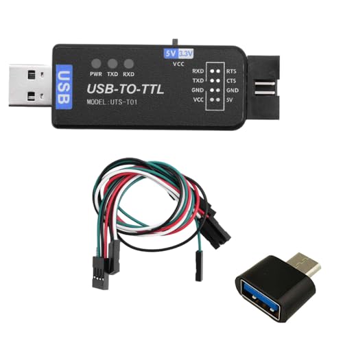 USB zu TTL Converter Adapter 50bps~6Mbps mit CH343G Chip Kompatibel mit Windows und Mac OS und Linux von diymore