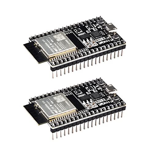 diymore 2pcs ESP32 Devkit V4 Development Board, NodeMcu WLAN CP2102 ESP32-Wroom-32D Mikrocontroller Bluetooth-Modul von diymore