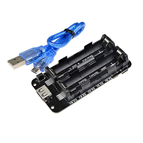 diymore Battery Shield V8 3V 5V Micro-USB-Anschluss Typ C USB mit Kabel für ESP8266 WiFi von diymore