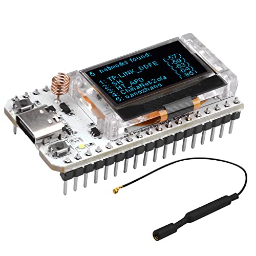 diymore ESP32 LoRa Entwicklungsplatine mit OLED Display und Antenne Typ C Dual-Core IOT Board 240MHz Bluetooth WiFi Modul CP2012 1262 863 928MHz von diymore