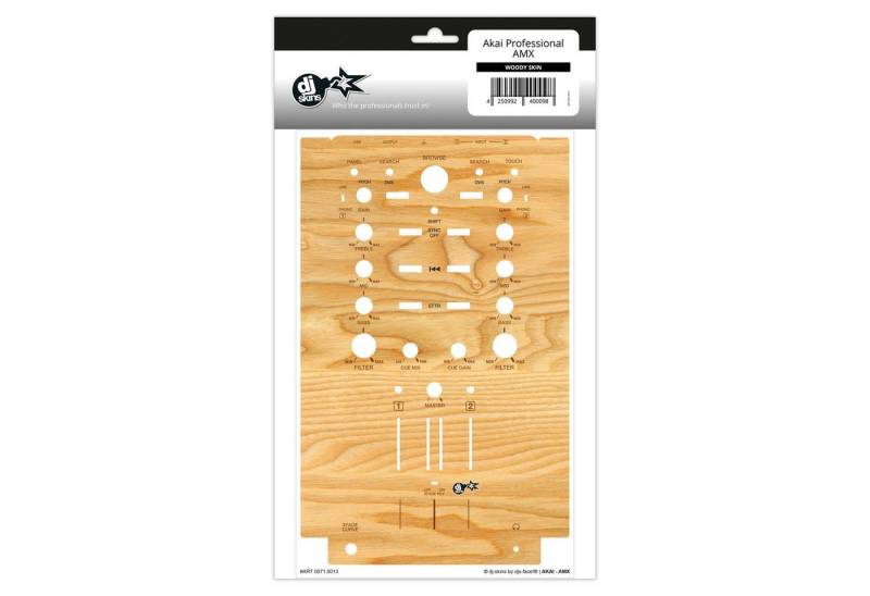 dj-skins DJ Controller, (AKAI AMX Skin - Woody), AKAI AMX Skin - Woody - DJ Skin von dj-skins