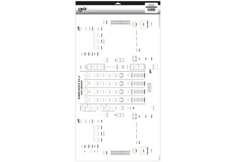 dj-skins DJ Controller, (MCX 8000 Skin White aka Star Trooper - DJ Skin), Denon MCX 8000 Skin White aka Star Trooper - DJ Skin von dj-skins