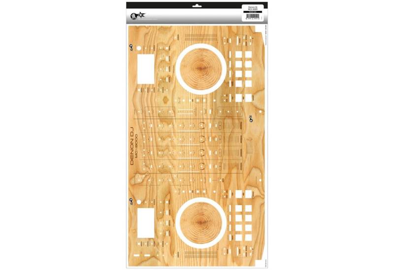 dj-skins DJ Controller, (MCX 8000 Skin Woody - DJ Skin), Denon MCX 8000 Skin Woody - DJ Skin von dj-skins