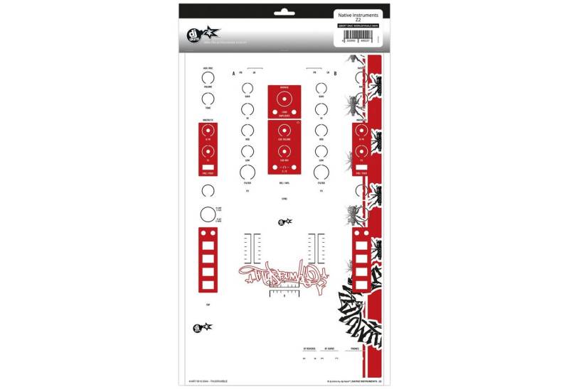 dj-skins DJ Controller, (Native Instruments Z2 Skin Qbert DMC Worldfinals), Native Instruments Z2 Skin Qbert DMC Worldfinals - DJ Skin von dj-skins